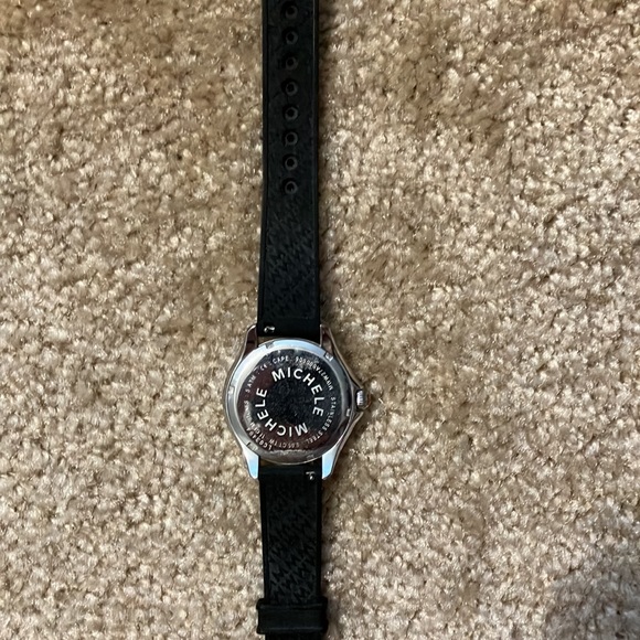Beautiful Black Michele Watch worn once! - Picture 4 of 5